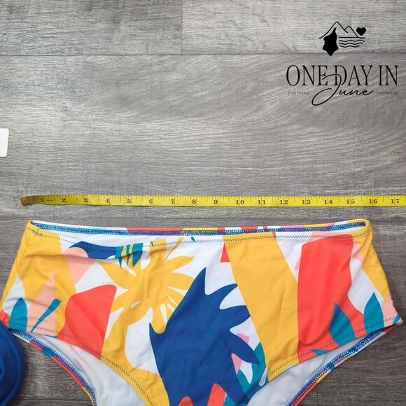 Beachsissi V Front Tummy Control Tankini Swimsuit Size XL - Picture 5 of 7